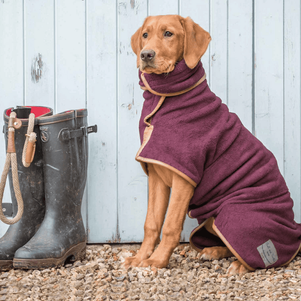 Ruff Tumble Burgundy Drying Coat1