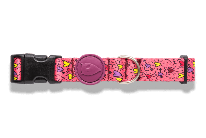 Morso Satin Collar Pink Think - woofers & barkers