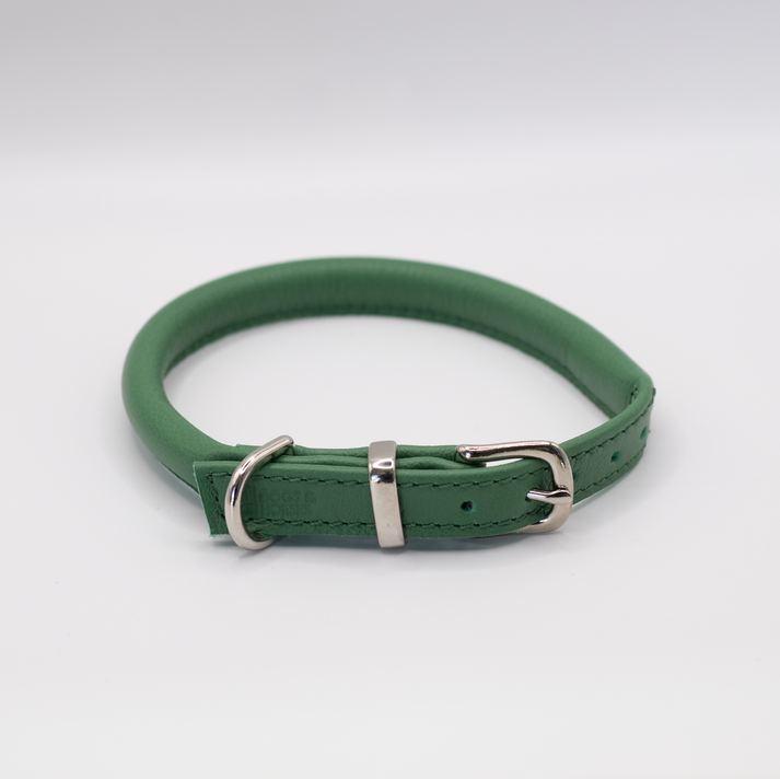 D & H Rolled Leather Lead Clover/Brass