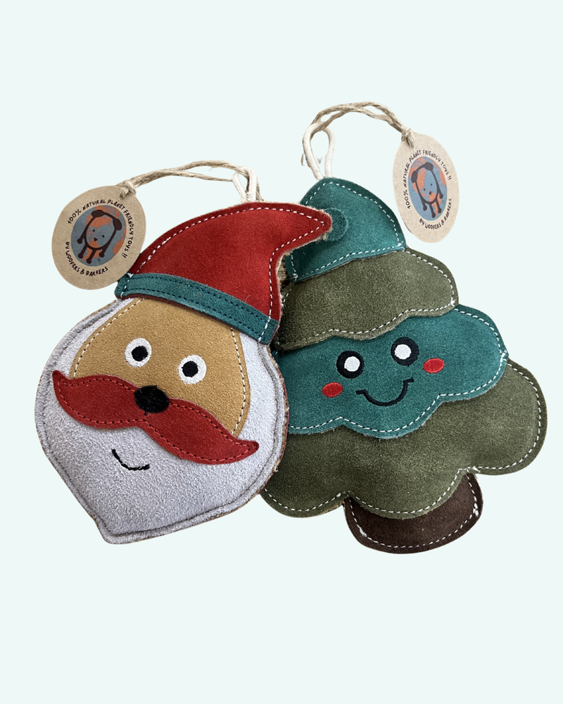Woofers & Barkers Clara Christmas Tree Eco Dog Toy