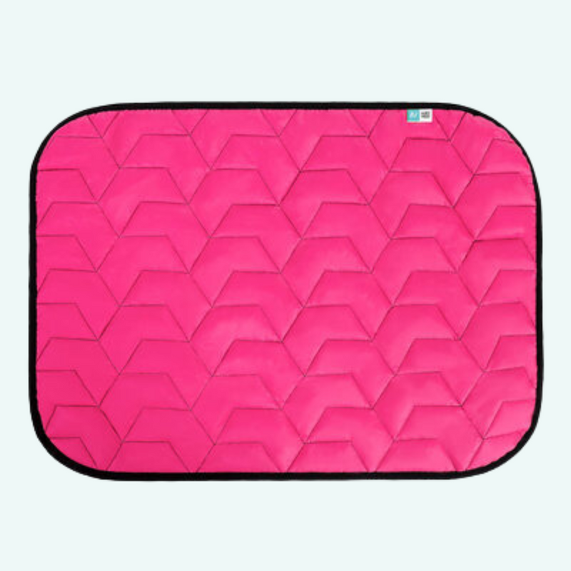 Airy Dog Travel Mat - Reversible Pink/Black