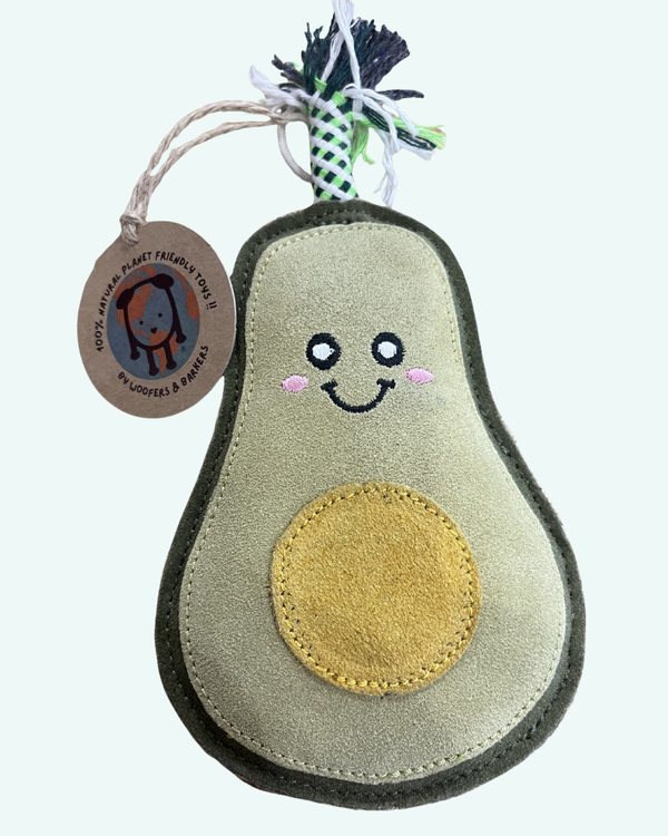 Woofers & Barkers Alfie Avocado Eco Dog Toy