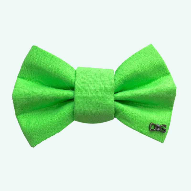 Funky Dog Bow Tie - Apple Green