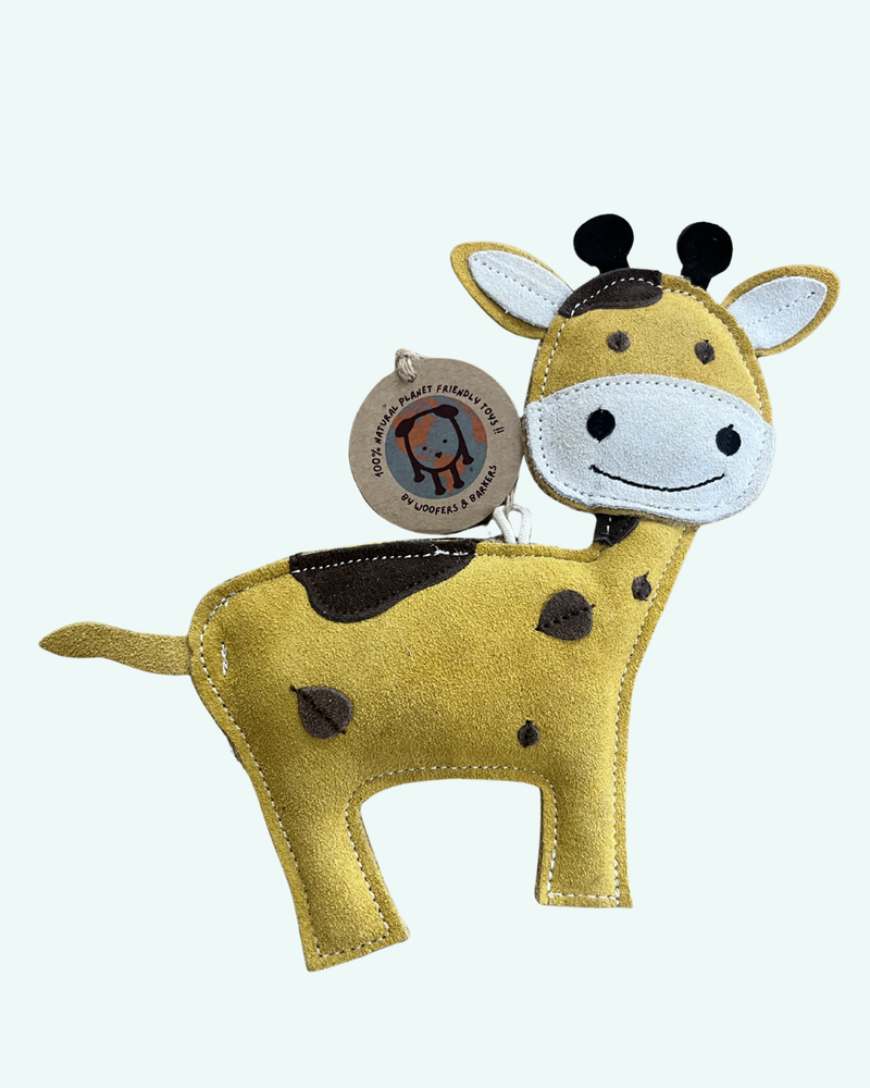 Woofers & Barkers Gianni Giraffe Eco Dog Toy