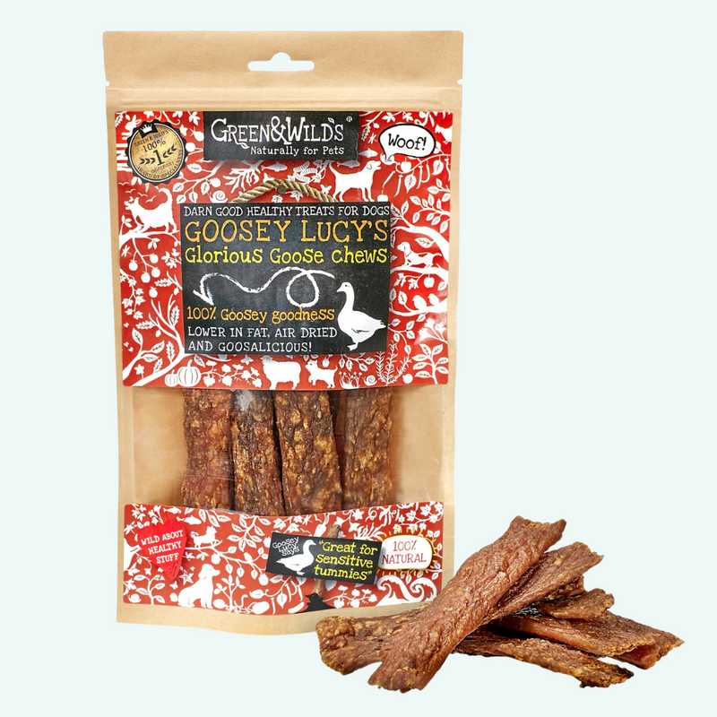 Green and Wilds Goosey Lucys Goose Chews 100g