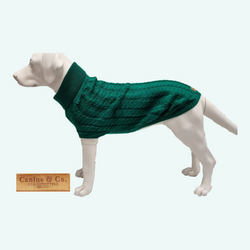 Cable Knit Jumper - Green