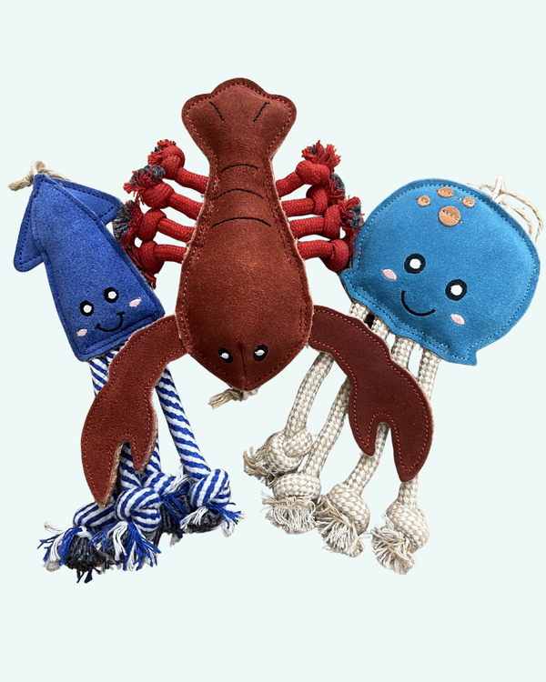 Woofers & Barkers Otto Octopus Eco Dog Toy