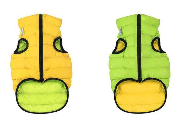 Airy Vest Reversible Yellow/Green - woofers & barkers