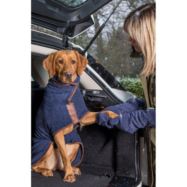 Ruff and Tumble Drying Mitt Red - woofers & barkers