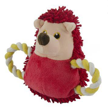 Hedgehog dog toy in four colours
