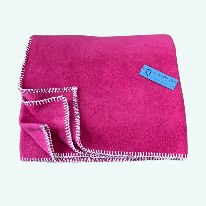 Small Fleece throw in Spring/Summer colours