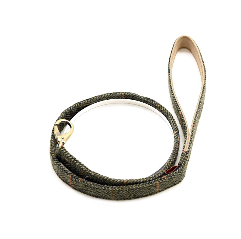 Tweed Dog Lead - 100cm - 12 - woofers & barkers