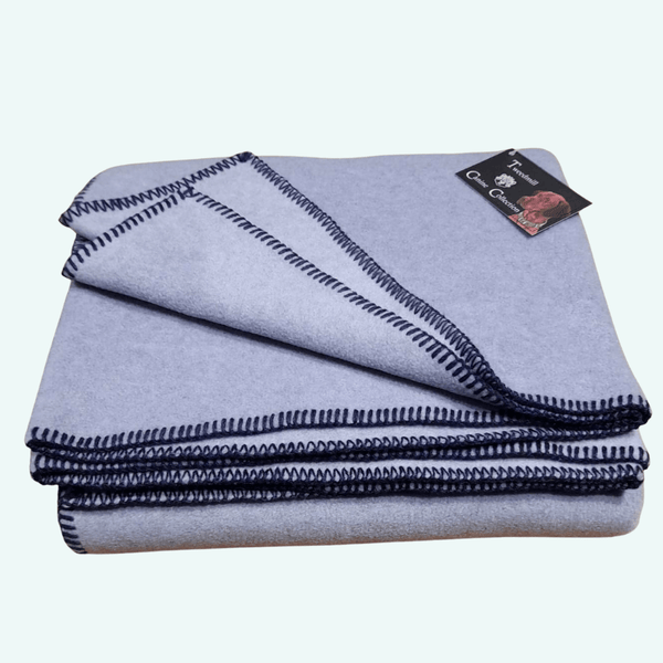 Large fleece throw available in ten colours - woofers & barkers