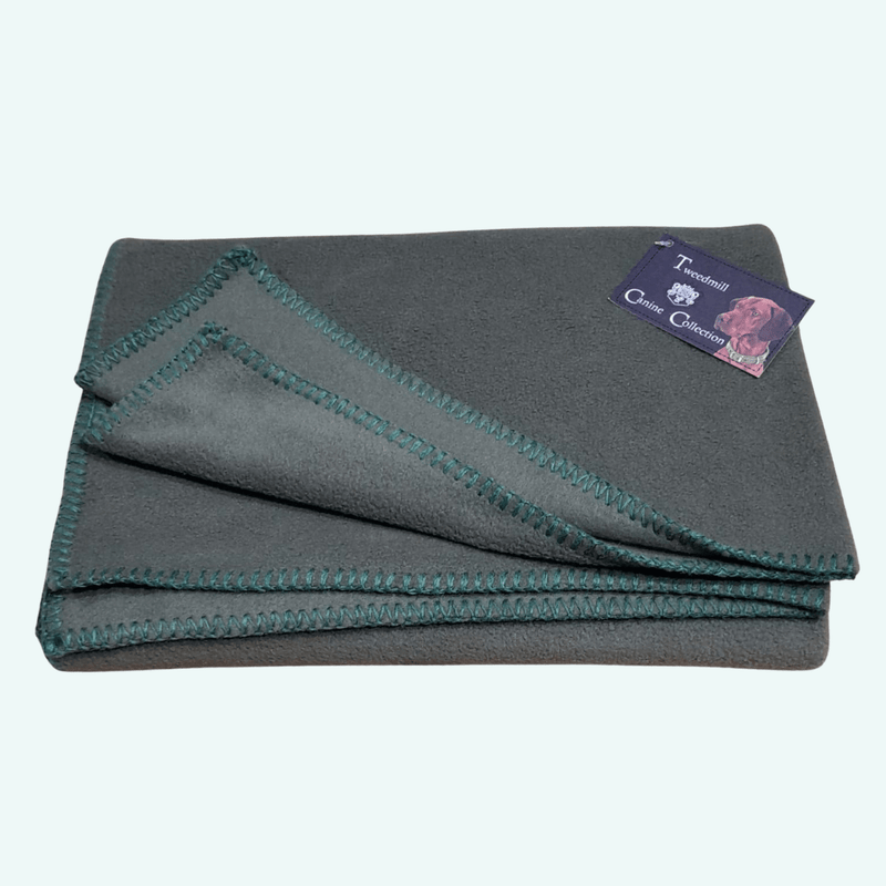 Small fleece throw available in ten colours - woofers & barkers