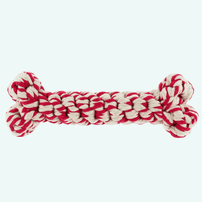 Rope Bone Toy - woofers & barkers