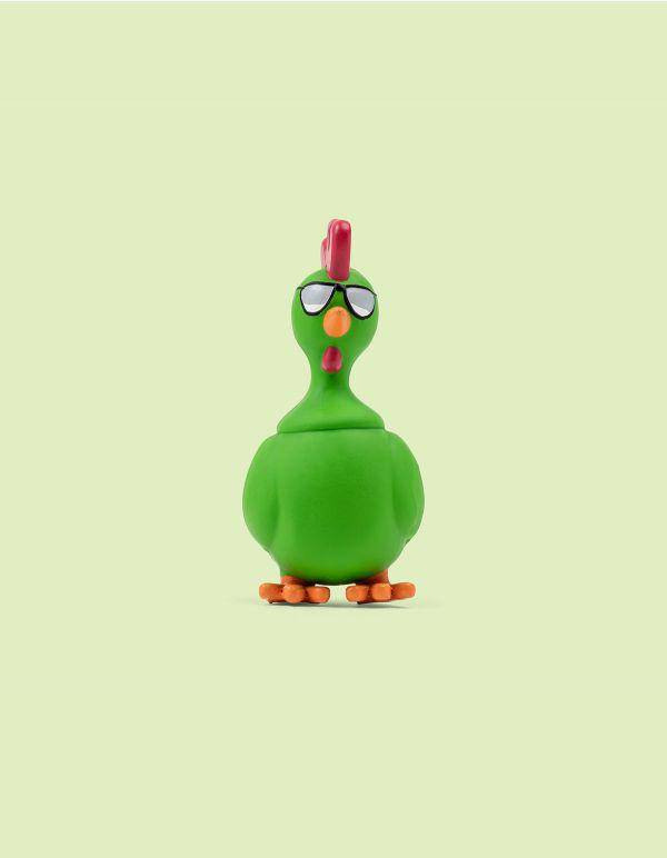 Nerdy chicken dog toy top