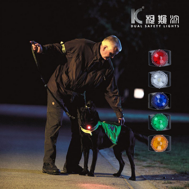 Guardian Dog Collar LED Safety Light woofers barkers