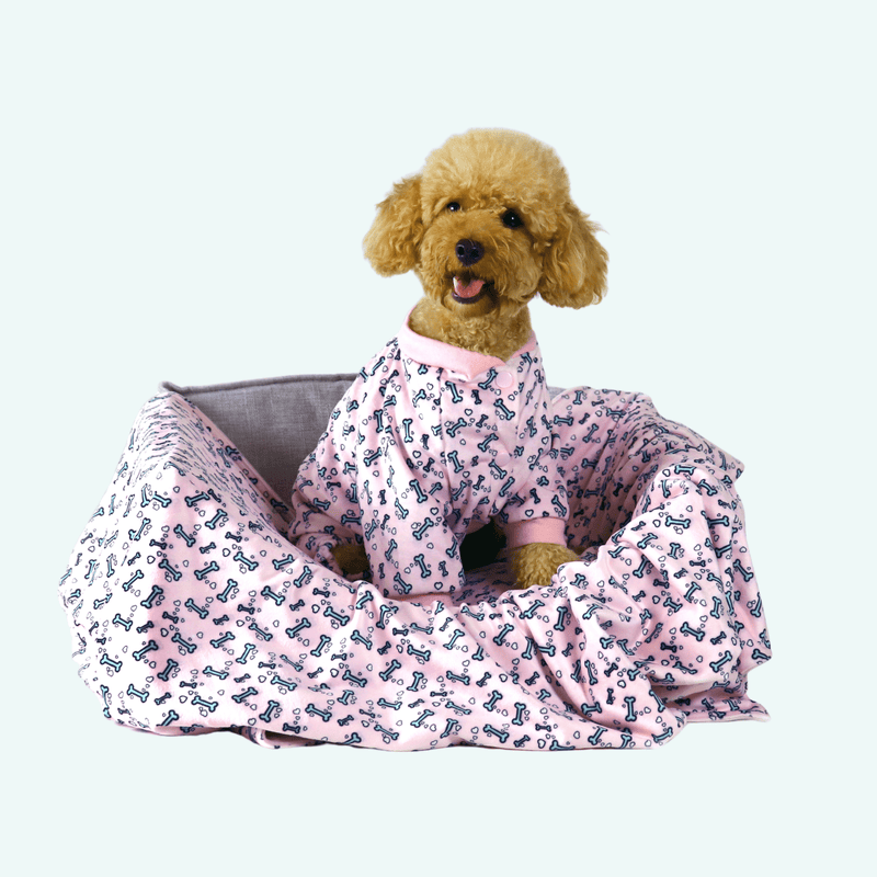 Dreaming Dog Pyjamas - Pink Bones - woofers & barkers