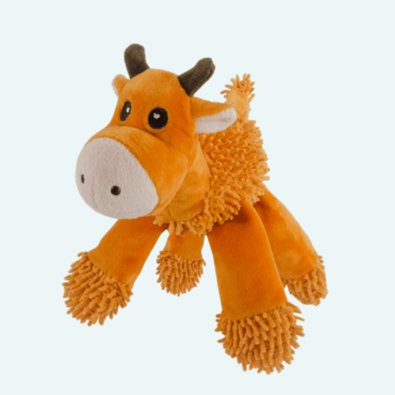 Fuzzle Giraffe with 5 squeakers - woofers & barkers