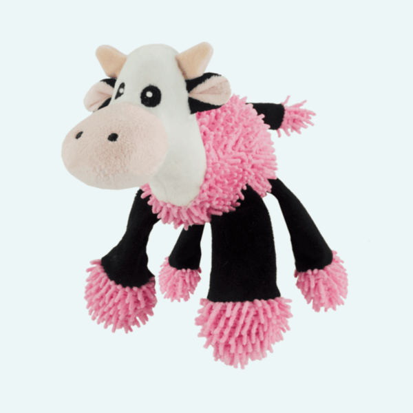 Fuzzle Cow with 5 squeakers - woofers & barkers