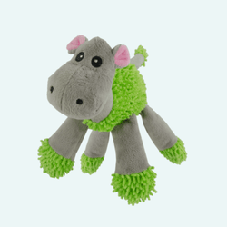 Fuzzle Hippo with 5 squeakers - woofers & barkers