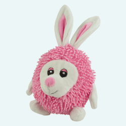 Fuzzle Bunny with squeaker - woofers & barkers