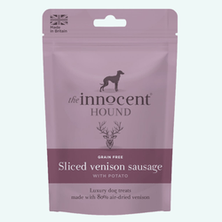 Innocent Hound Sliced Venison Sausage - woofers & barkers