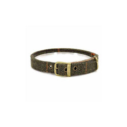 Tweed Dog Collar 12 - woofers & barkers