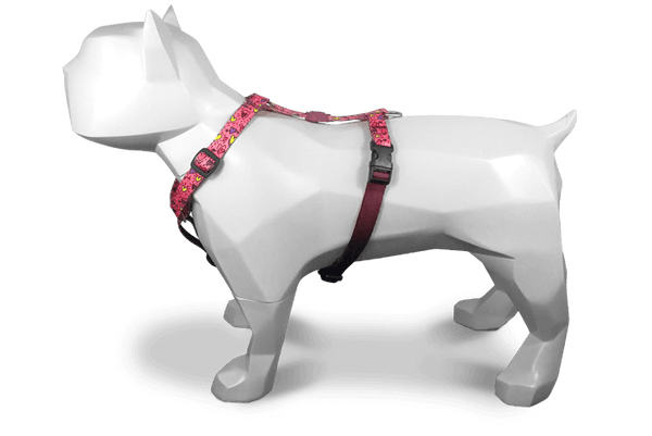 Morso H Harness Pink Think - woofers & barkers