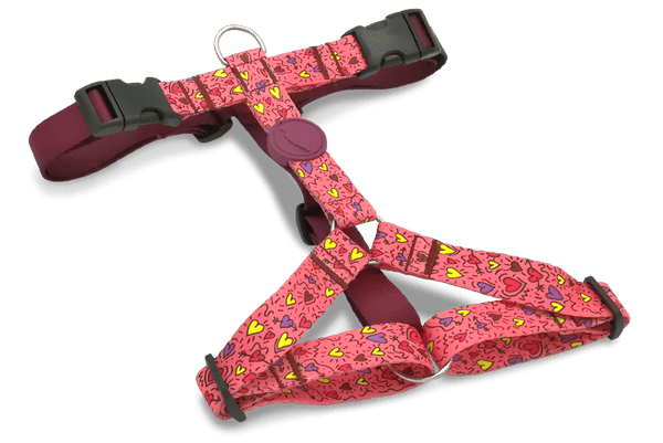 Morso H Harness Pink Think - woofers & barkers