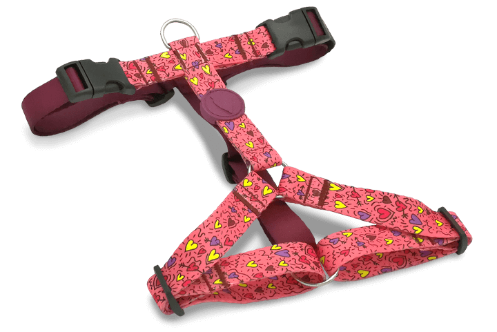 Morso H Harness Pink Think - woofers & barkers