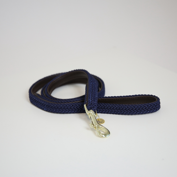 Kentucky Plaited Lead -  Navy