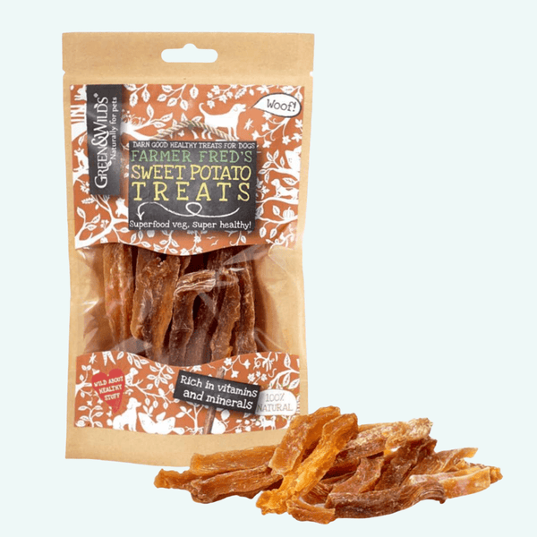 Green and Wilds Sweet potato 100g - woofers & barkers