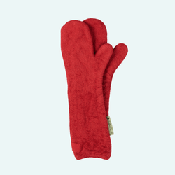 Ruff and Tumble Drying Mitt Red - woofers & barkers