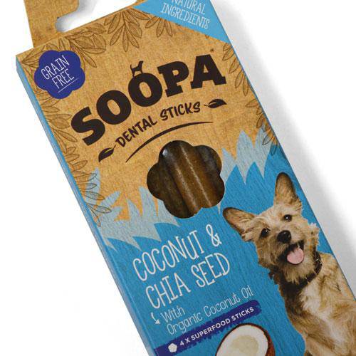 Soopa Coconut & Chia Seed Sticks - woofers & barkers