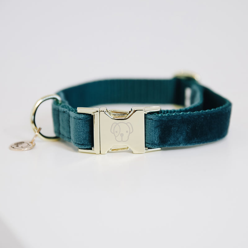 Kentucky Velvet Collar - Emerald