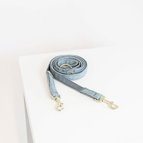 Kentucky Dog Lead 2M - Wool Blue