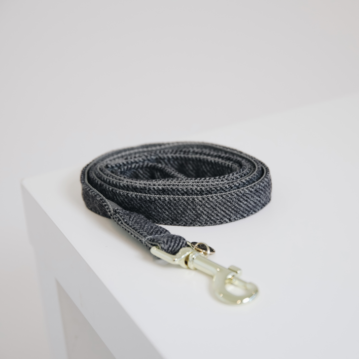 Kentucky Dog Lead - Wool Grey